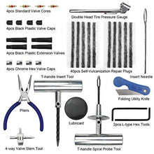 Carica l'immagine nel visualizzatore di Gallery, MAIKEHIGH Kit di Riparazione gomme Heavy Duty - 67 Pezzi PC per Blu