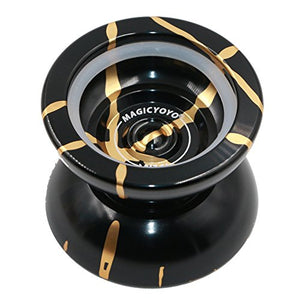 Originale yo-yo magico N11 lega di alluminio professionali palle Oro Nero