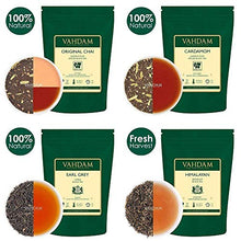 Carica l&#39;immagine nel visualizzatore di Gallery, VAHDAM, Tè assortito in foglie sfuse - 10 TASTI, 50 PORZIONI - nero, tè...