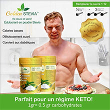 Carica l&#39;immagine nel visualizzatore di Gallery, Dolcificante Golden Stevia pura in polvere 90g =1kg, sostituire lo zucchero,...