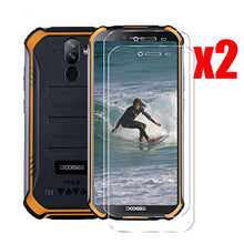Carica l&#39;immagine nel visualizzatore di Gallery, QFSM 2 Pack Custodia Temperato per DOOGEE For S40, Trasparente