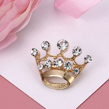 Carica l'immagine nel visualizzatore di Gallery, BESTOYARD 12 pezzi corona spilla pin moda diamante festa nuziale spettacolo...