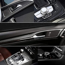 Carica l&#39;immagine nel visualizzatore di Gallery, CompraFun Pellicola Adesiva per Auto 6D, 300x30cm Pellicola Adesiva Fibra di Carbonio, Rivestimento Adesivo Nero Car Sticker, con Accessori, Fai da Te Decorativa Wrapping Auto e Moto
