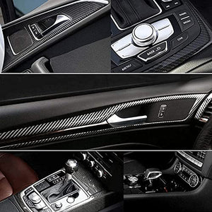 CompraFun Pellicola Adesiva per Auto 6D, 300x30cm Pellicola Adesiva Fibra di Carbonio, Rivestimento Adesivo Nero Car Sticker, con Accessori, Fai da Te Decorativa Wrapping Auto e Moto