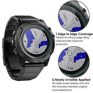 KIMILAR Compatibile for Garmin Fenix 5/5 Plus Pellicola Protettiva, (2 2 Pack - Ilgrandebazar