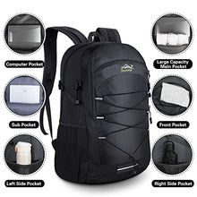 Carica l'immagine nel visualizzatore di Gallery, Besrina Zaino da Hiking 40L, Multifunzione Impermeabile Zaino da Viaggio con Strisce Riflettenti, per Uomini Donne Ciclismo, Viaggi, Arrampicata, Sport All'Aria Aperta