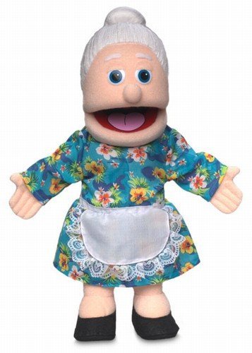 ''Granny'', 14In Glove Puppet, Peach -Affordable Gift for your Little One!... - Ilgrandebazar