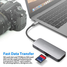 Carica l'immagine nel visualizzatore di Gallery, Hub USB C, dodocool Adattatore 7-in-1 USB-c con HDMI 4K, Lettore di...