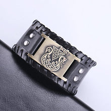 Carica l'immagine nel visualizzatore di Gallery, fishhook Norse Viking Nave Pirata Dragon Nodo Celtico Antique Bronze,black