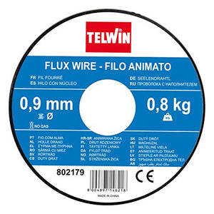 Telwin 802179 Bobina Filo Animato per Saldatura, 0.9 mm, 0.8 0,9 mm - 0,8 kg - Ilgrandebazar