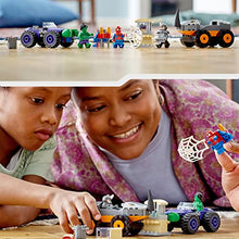 Carica l&#39;immagine nel visualizzatore di Gallery, LEGO 10782 Marvel Spidey e i Suoi Fantastici Amici Resa dei Conti tra Hulk e Rhino, Spider-Man Giocattolo con Macchine Monster Truck, Giochi per Bambini e Bambine dai 4 Anni