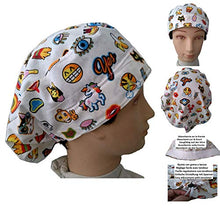 Carica l&#39;immagine nel visualizzatore di Gallery, Cappello sala operatoria donna Emoticon divertenti per capelli lunghi un... - Ilgrandebazar