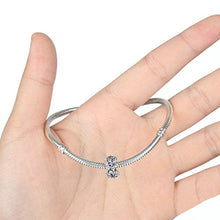Carica l&#39;immagine nel visualizzatore di Gallery, Distanziatore Nontiscordardime Charms Argento 925 Fiore Viola - Ilgrandebazar
