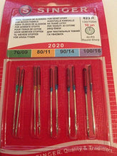 Carica l&#39;immagine nel visualizzatore di Gallery, Singer 2020 823 R - Aghi per i tessuti di cotone, 10 pezzi