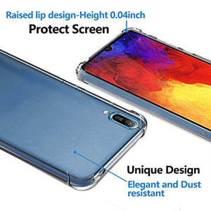 Ferilinso Cover per Huawei Y6 PRO 2019 / 2019, Custodia Trasparente