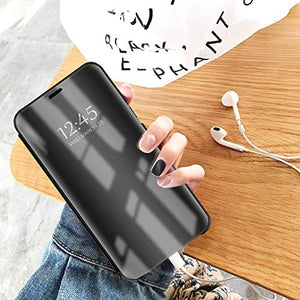 Custodia per Samsung Galaxy S8 Cover PU Custodie in Pelle con Funzione Nero - Ilgrandebazar