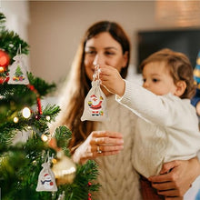 Carica l'immagine nel visualizzatore di Gallery, 12pz Sacchetti Natalizi in Stoffa Cotone Sacchetti Regalo Natale con Coulisse Sacchetti Biscotti Caramelle Natale Mini Borse Tela per Regali Confezione Natale