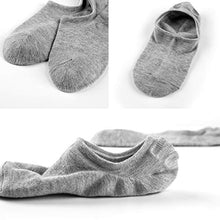 Carica l&#39;immagine nel visualizzatore di Gallery, Ueither Calzini Fantasmini da Donna, Calze 36-43, Bianca/Grigio (3 Paia Ogni) - Ilgrandebazar