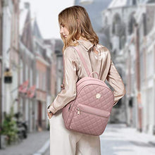Carica l&#39;immagine nel visualizzatore di Gallery, Zaino Donna, Myhozee Borsa Donna Pelle PU Zainetto impermeabile Nero