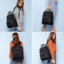 Carica l&#39;immagine nel visualizzatore di Gallery, LOVEVOOK Zaino Donna per PC Portatili, Laptop Portatile 15,6, Nero