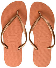 Carica l&#39;immagine nel visualizzatore di Gallery, Havaianas Slim 4000030, Infradito Donna 37/38 EU, Arancione Bronze Orange 7185