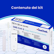 Carica l&#39;immagine nel visualizzatore di Gallery, Adeste – 10 scatole test COVID 19 Tamponi Rapidi Nasali. Validato Nuove Varianti Dicembre 2023. Sensibilità 100% a carica virale alta. Certificati per Uso Domestico, Risultato rapido