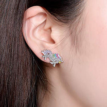 Carica l&#39;immagine nel visualizzatore di Gallery, INTVN Collana con Ciondolo Braccialetti Unicorno Orecchini ad anello... - Ilgrandebazar