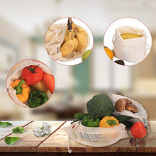 Carica l&#39;immagine nel visualizzatore di Gallery, [Senza plastica]Sacchetti riutilizzabili , Sacchetti di Frutta e Verdura,...