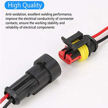 Carica l&#39;immagine nel visualizzatore di Gallery, moinkerin 5 Pezzi Connettori Elettrici Impermeabili per Auto a 2 Pin Spina...