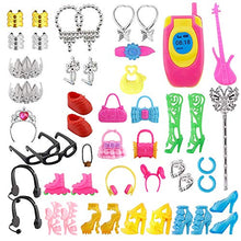 Carica l&#39;immagine nel visualizzatore di Gallery, ASANMU 130 Pezzi Vestiti e Accessori per Bambole Dolls, Abito 130 - Ilgrandebazar