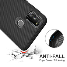 Carica l&#39;immagine nel visualizzatore di Gallery, iBetter per Samsung Galaxy M30s Cover, Ultra Sottile di Gomma, Custodia Nero - Ilgrandebazar