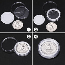 Carica l&#39;immagine nel visualizzatore di Gallery, Hicarer 100 Pezzi 30 mm Moneta Capsule e 5 Formati (17/ 20/ 25/ 27/ 30 mm)... - Ilgrandebazar