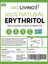 Carica l&#39;immagine nel visualizzatore di Gallery, Eritritolo 100% naturale 2 Kg | Sostituto dello zucchero a ZERO Calorie