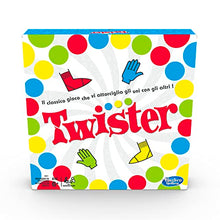 Carica l&#39;immagine nel visualizzatore di Gallery, Hasbro Gaming Twister Gioco in Scatola, Include 1 Tappeto Twister, 1 Ruota E Le Istruzioni, Versione 2020 in Italiano, Multicolore