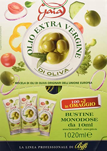 Gaia Ga25810 Olio Extra Vergine in Bustine Monodose - 102 da 10Ml