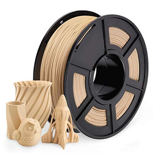 SUNLU 3D Printer Filament PLA, 1.75mm PLA Wood Filament, Printing