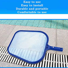 Carica l&#39;immagine nel visualizzatore di Gallery, Professionale Skimmer per Piscina + Rete a Maglia Fine + Telaio Robusto Blu 1