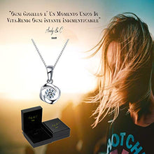 Carica l&#39;immagine nel visualizzatore di Gallery, Andy &amp; C Infinity Collana Donna Ragazza Argento 925 Cristalli Pendente Mamma... - Ilgrandebazar