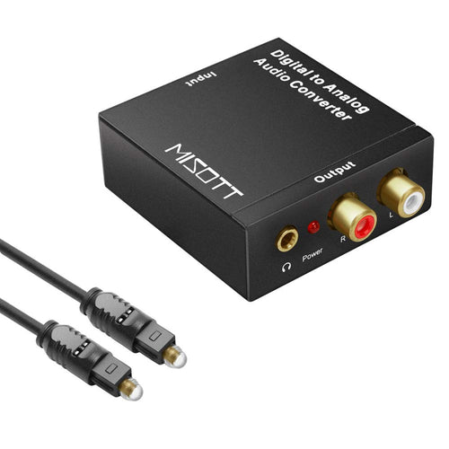 MISOTT Audio Digitale a Convertitore di Analog DAC, SPDIF Toslink Coaxial a... - Ilgrandebazar