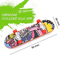 Carica l&#39;immagine nel visualizzatore di Gallery, Magicat 12 skateboard da dito I Giochi di dita per ragazzi e ragazze I Mini giocattolo per bambini di compleanno, regali di natale e pasqua I Finger board con diversi disegni