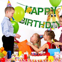 Carica l'immagine nel visualizzatore di Gallery, O-Kinee Decorazioni Compleanno Giungla, Addobbi di Figlio Verde