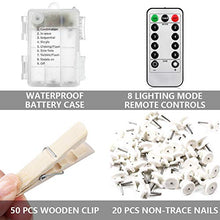 Carica l&#39;immagine nel visualizzatore di Gallery, WEARXI Luci Led per Clip Foto - 10M 100 LED Impermeabile 8 Modalità Lucine... - Ilgrandebazar