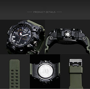 Orologio da uomo, sportivo, impermeabile, digitale, con LED, grande cassa,... - Ilgrandebazar