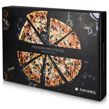 Carica l&#39;immagine nel visualizzatore di Gallery, Navaris Pietra refrattaria per Cottura Pizza XL- XL - Rettangolare - Ilgrandebazar