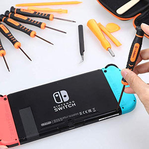 Vastar Cacciavite per Nintendo -16in1 Kit cacciaviti Triwing Black