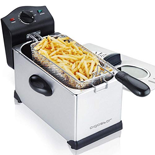 Aigostar Friggitrice 2200Watts, Capacità 3 Litri con 30HEZ, Con Finestra - Ilgrandebazar