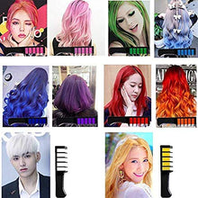 Carica l&#39;immagine nel visualizzatore di Gallery, 10 colori Capelli gesso pettine, Kalolary capelli temporanea colore... - Ilgrandebazar