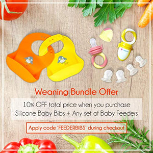 NatureBond Bavaglini Neonato Impermeabile in Silicone Morbido per Bambino... - Ilgrandebazar