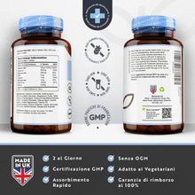 Carica l&#39;immagine nel visualizzatore di Gallery, Calcio Magnesio Zinco e Vitamina D3 – 365 Compresse Vegetariane – Integratore di Calcio ad Alto Dosaggio – Fornitura per 6 Mesi di Integratore per le Ossa– Prodotto nel Regno Unito da Nutravita