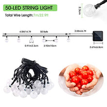 Carica l&#39;immagine nel visualizzatore di Gallery, VIFLYKOO Catena Luminosa Solare,Luce Stringa Solare 7M 50 LED Solar 50 Led